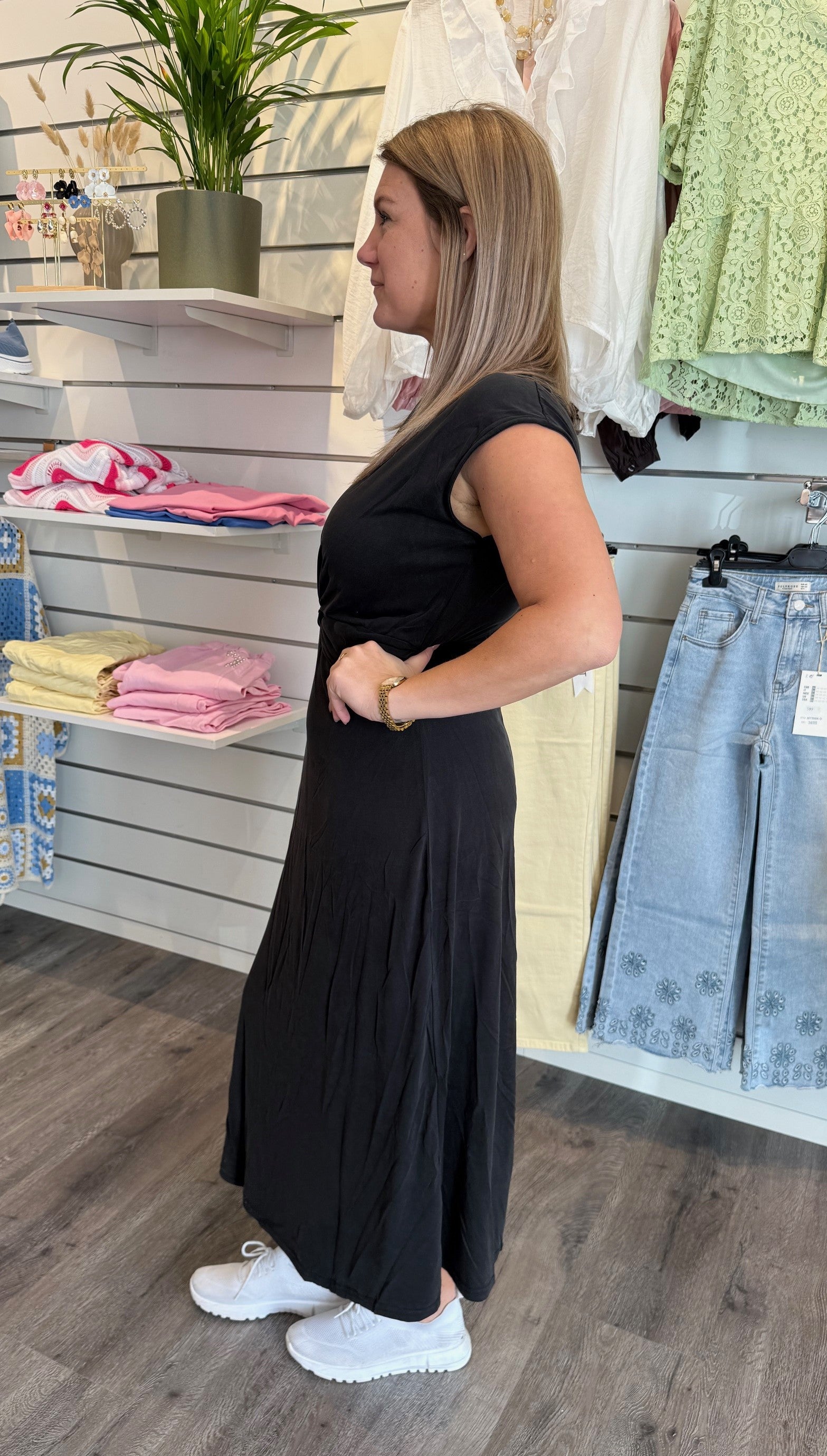 Ida - Klänning - Knyt - Svart