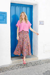 Luna -SmockKjol- Paisley -Royal Berry -  Nyhet