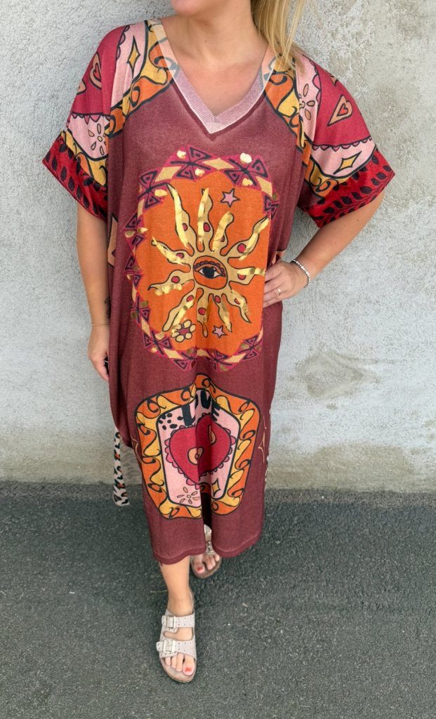 Valentina  - Klänning -Love/Tiger -  Nyhet