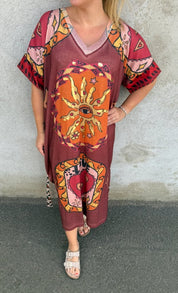 Valentina  - Klänning -Love/Tiger -  Nyhet