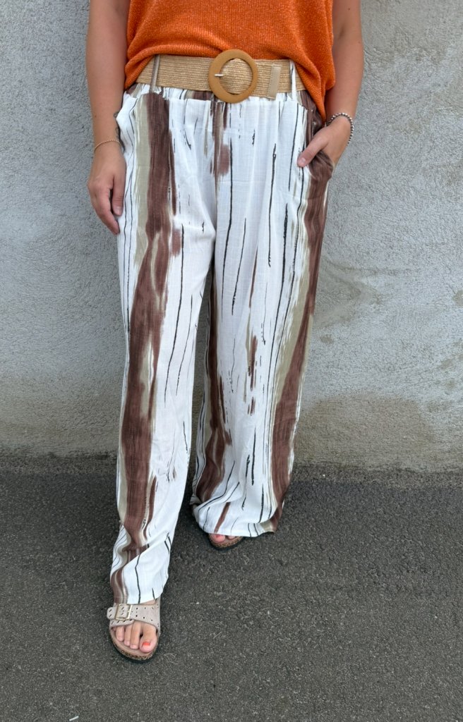 Reza  - Byxor - Batik - Brun -  Nyhet