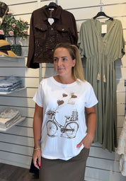 Linda - Tshirt - Cykel Choco