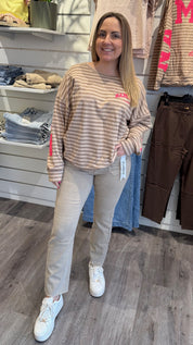 Isabeau Sweatshirt Beige