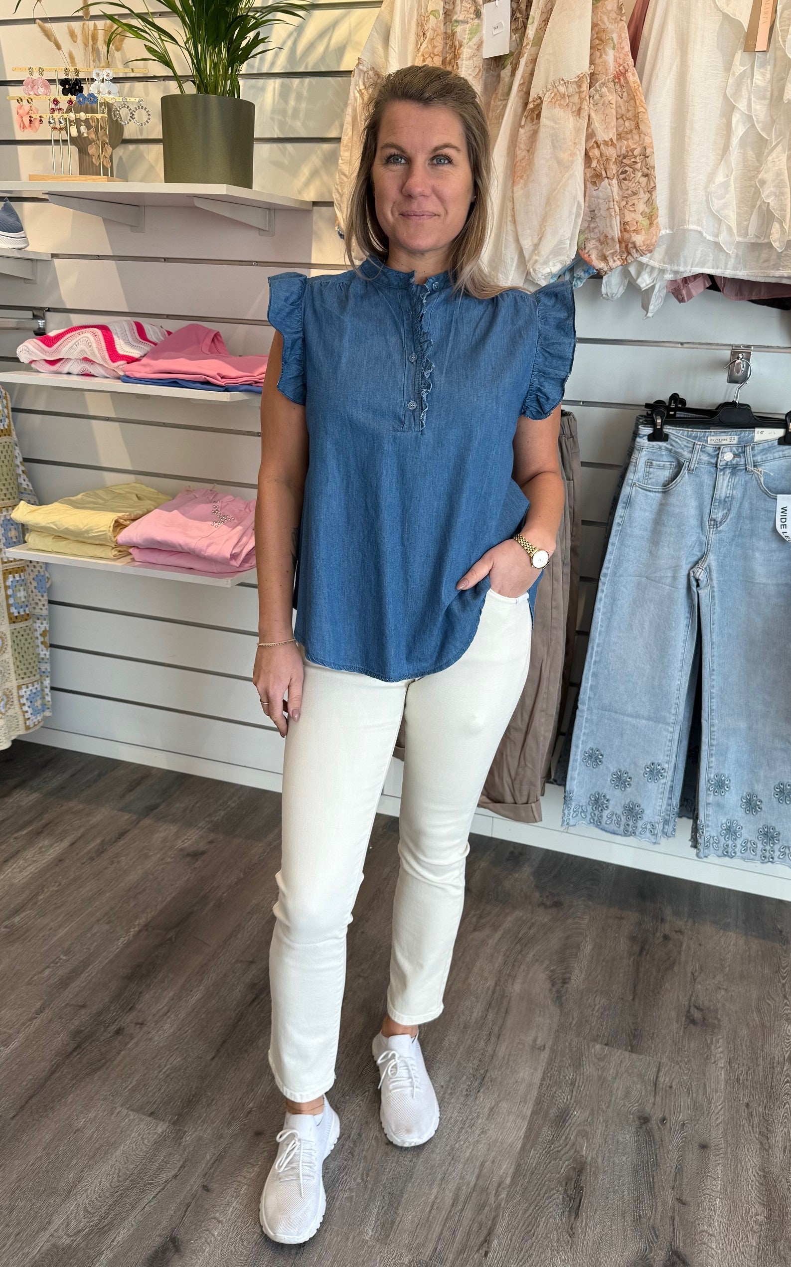 Jackie - Topp - Denim - Nyhet