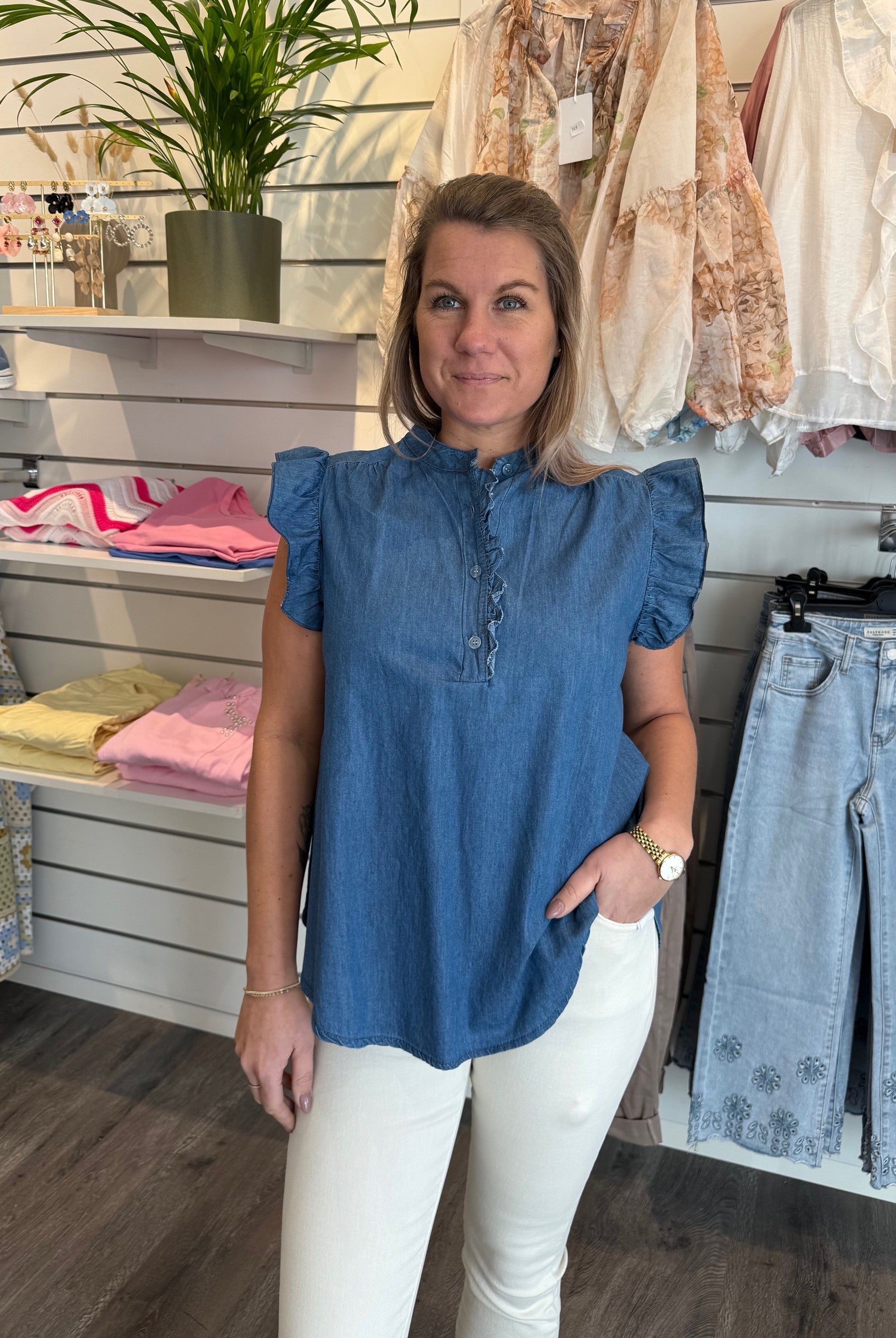 Jackie - Topp - Denim - Nyhet
