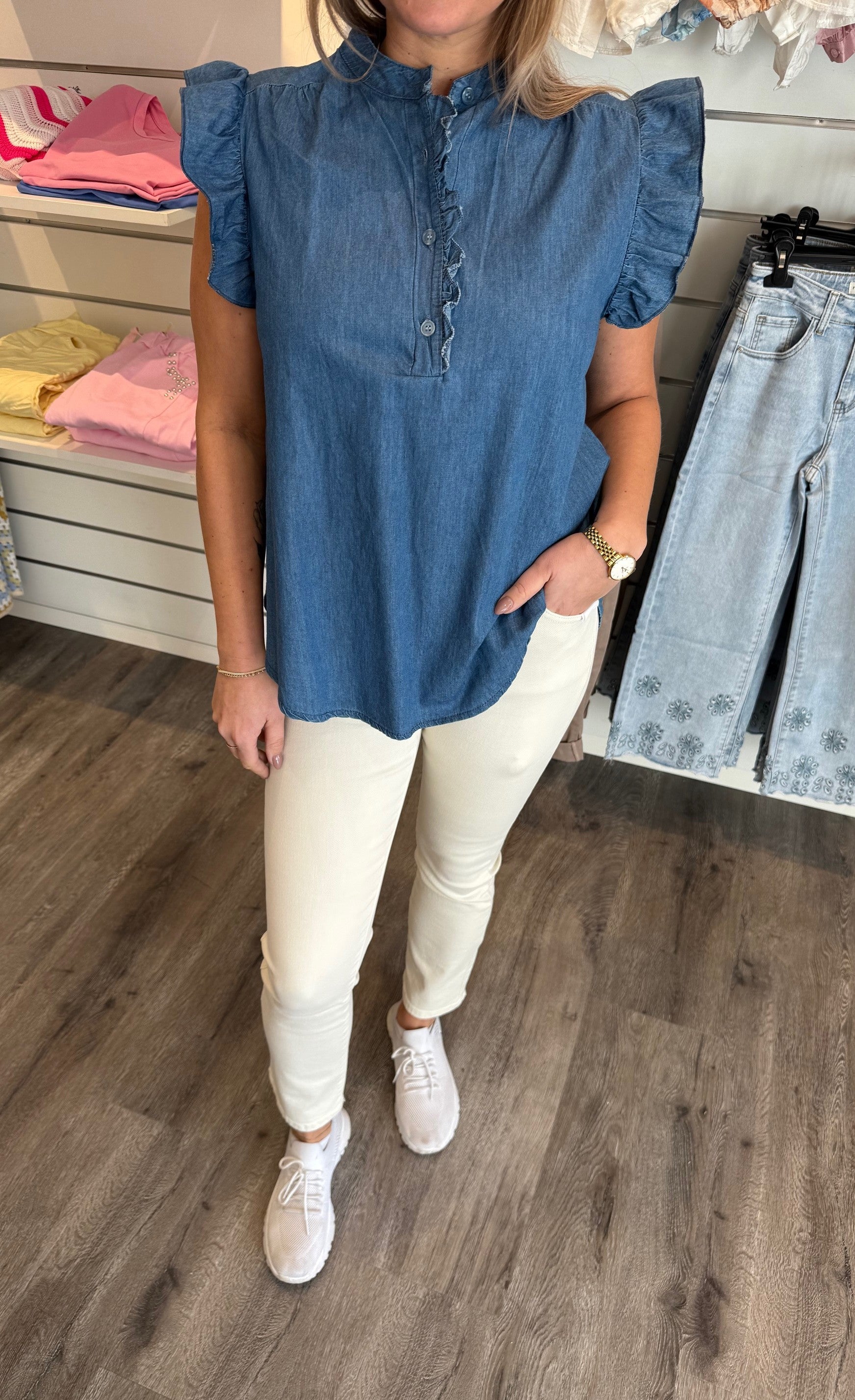 Jackie - Topp - Denim - Nyhet