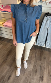Jackie - Topp - Denim - Nyhet