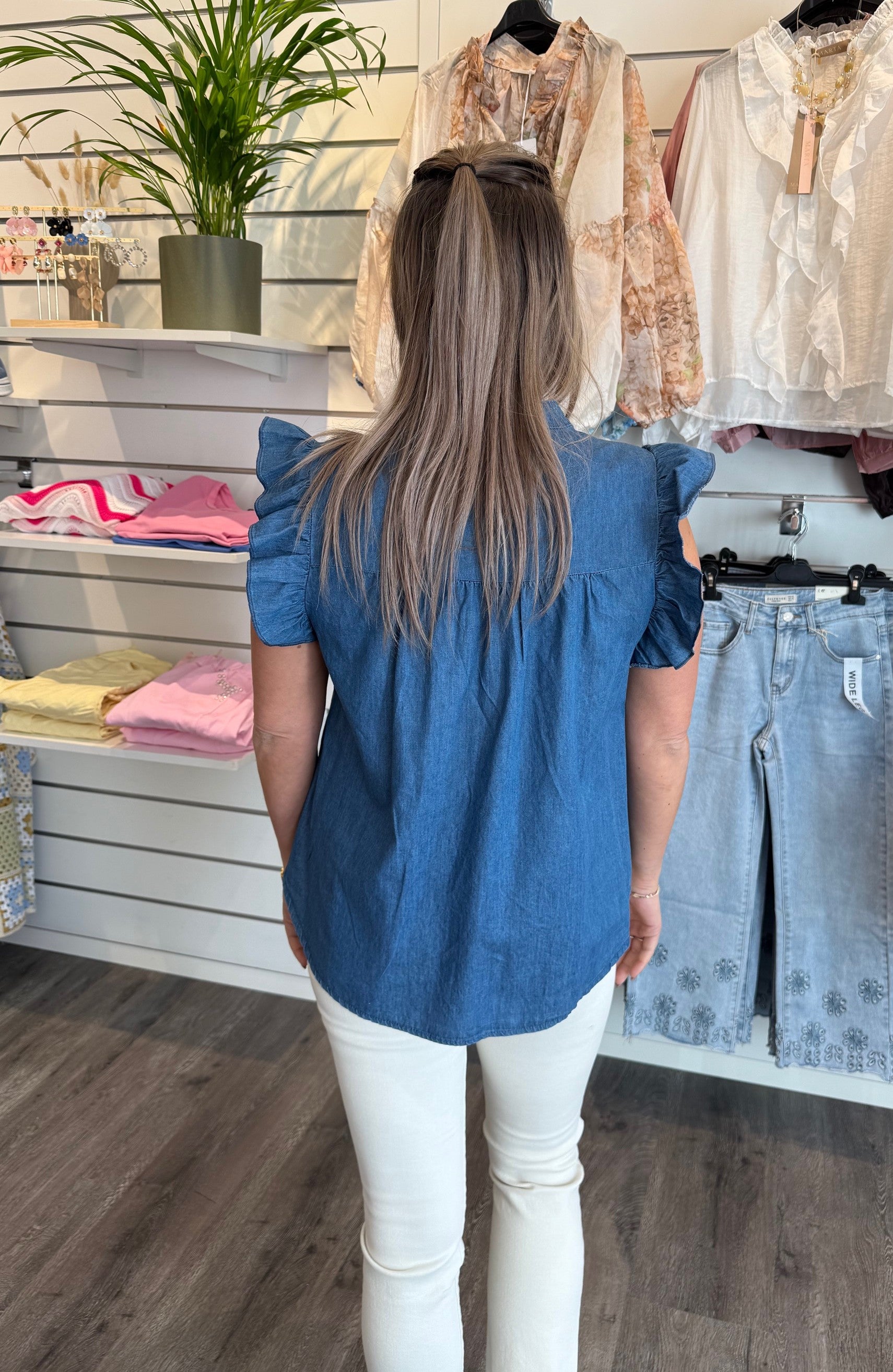 Jackie - Topp - Denim - Nyhet
