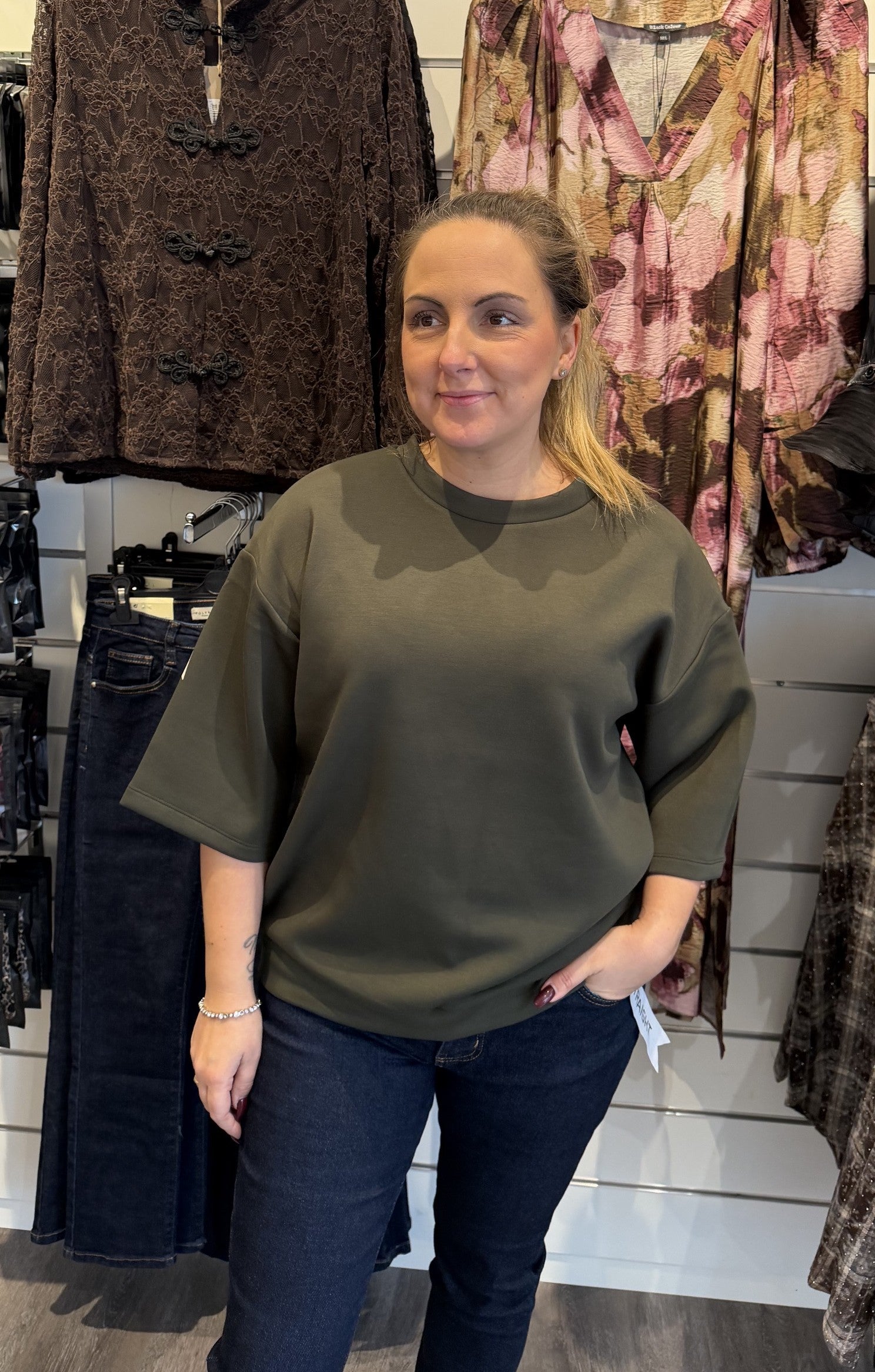 JannySC Sweater Military