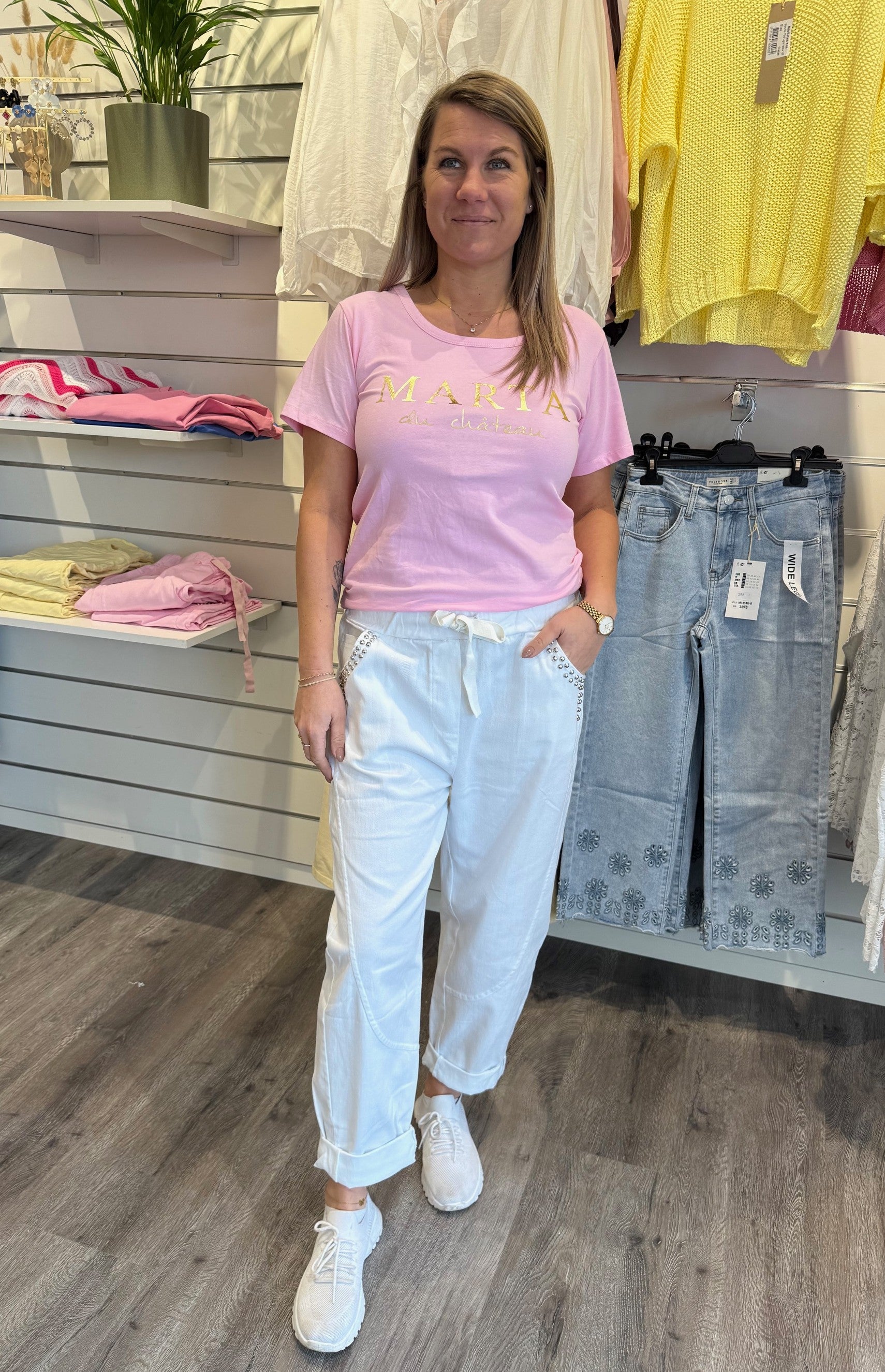 Jeanette - Tshirt - Marta - Rosa- Nyhet