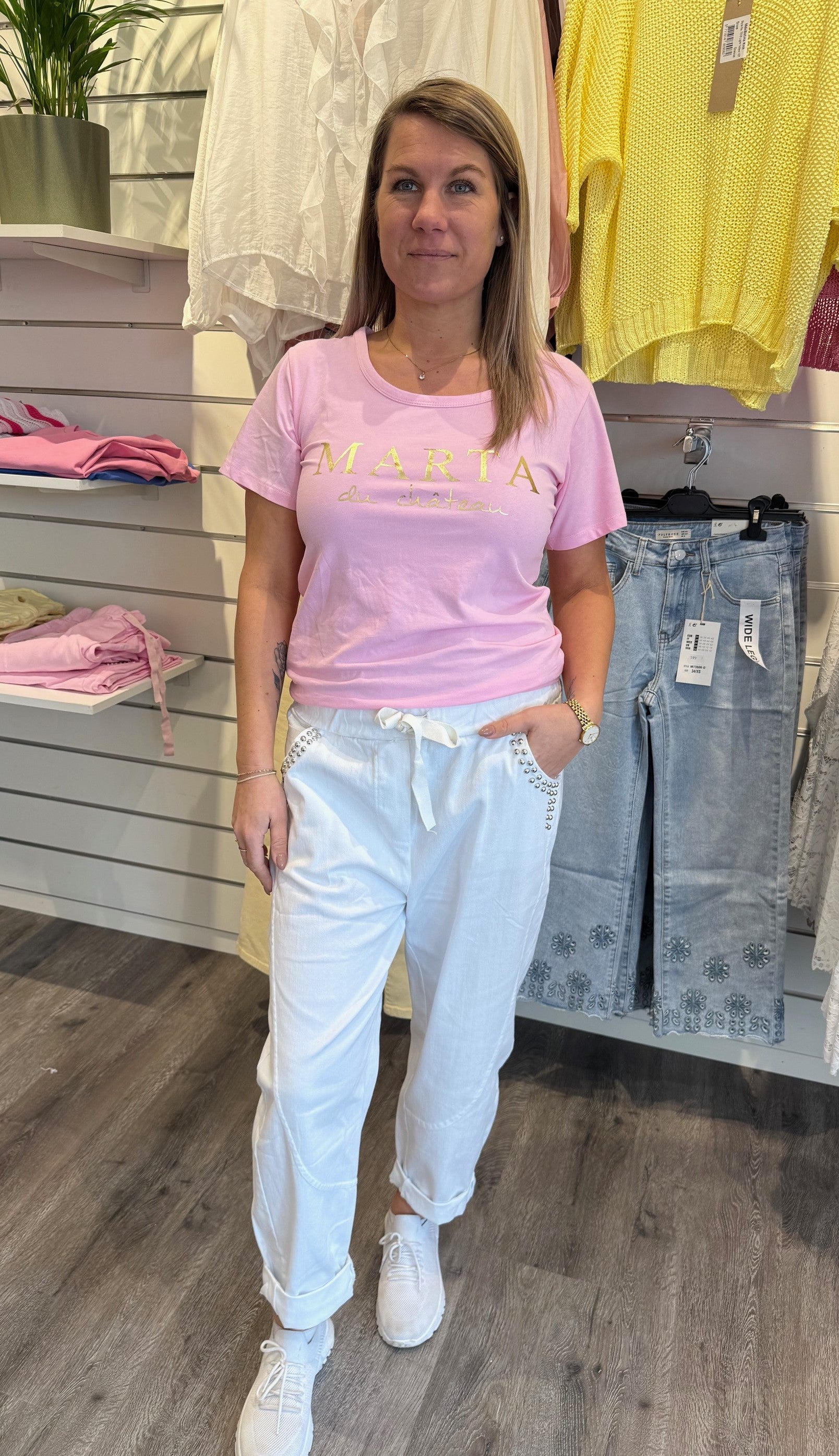 Jeanette - Tshirt - Marta - Rosa- Nyhet
