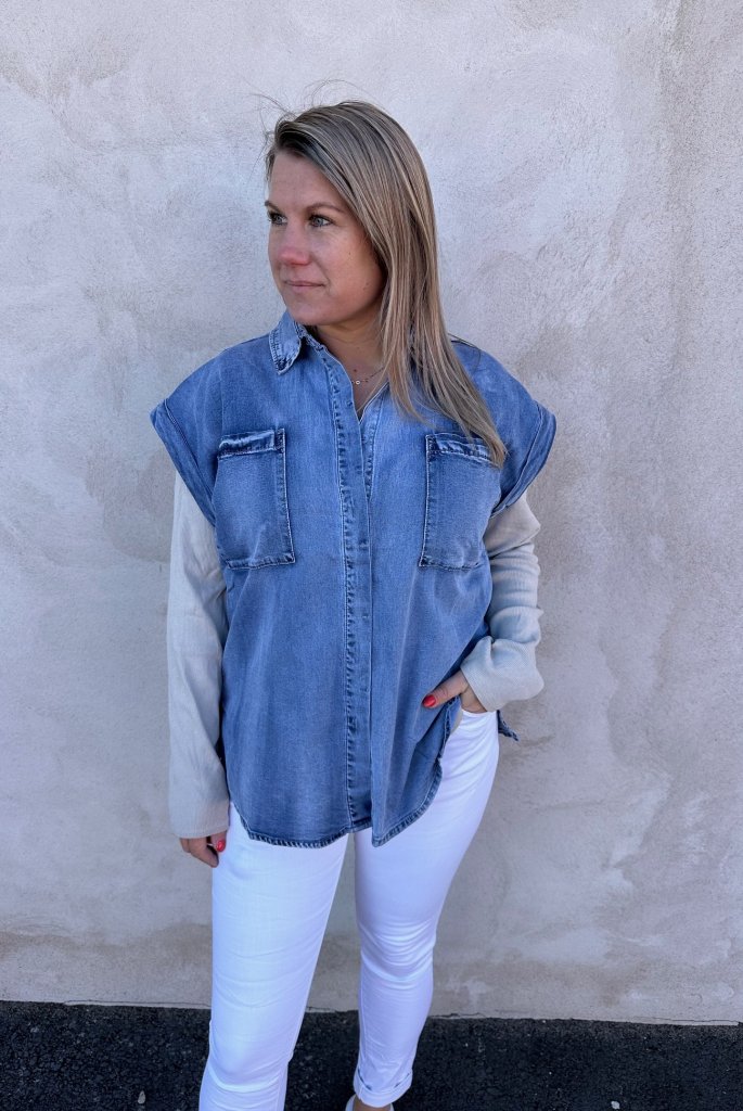 Lollo- Jeansskjorta - Denim- Nyhet
