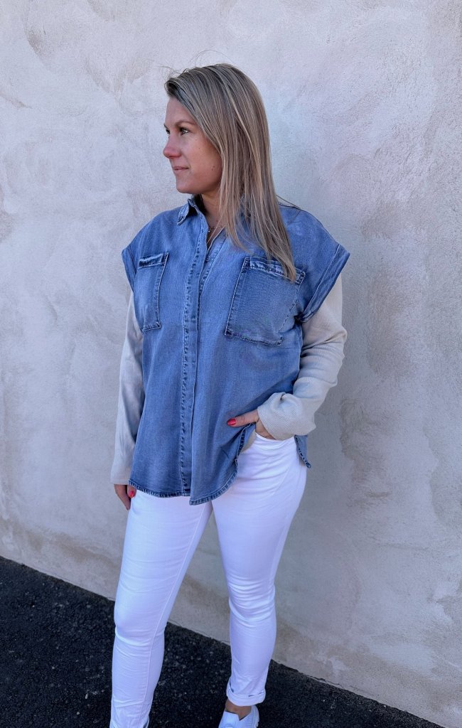 Lollo- Jeansskjorta - Denim- Nyhet