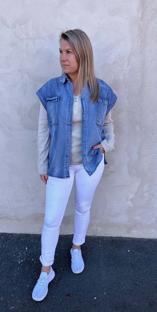 Lollo- Jeansskjorta - Denim- Nyhet