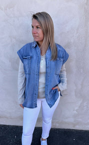 Lollo- Jeansskjorta - Denim- Nyhet