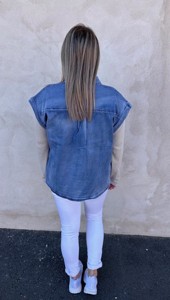Lollo- Jeansskjorta - Denim- Nyhet