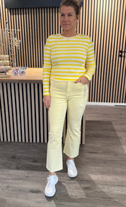 Jenna - Jeans - Flare - Gul