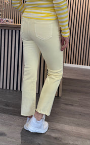 Jenna - Jeans - Flare - Gul