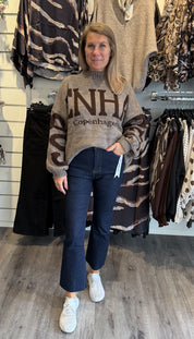 Jenna Jeans Flare Mörk denim Y6577T