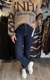 Jenna Jeans Flare Mörk denim Y6577T