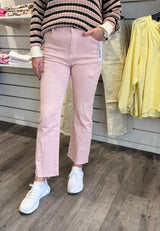 Jenna - Jeans - Flare - Ljusrosa