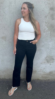 Jenna - Jeans - Flare - Svart- Nyhet