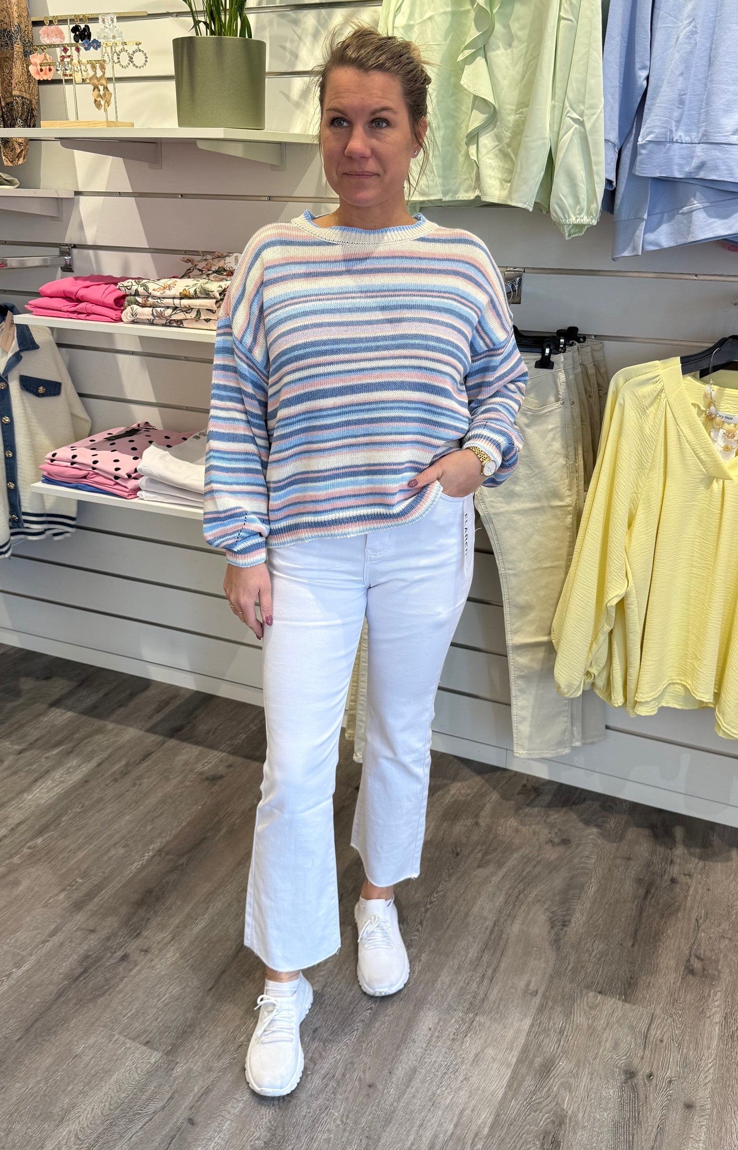 Jenna - Jeans - Flare - Vit