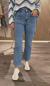 Sofia - Jeans - Fickor - Ljus denim