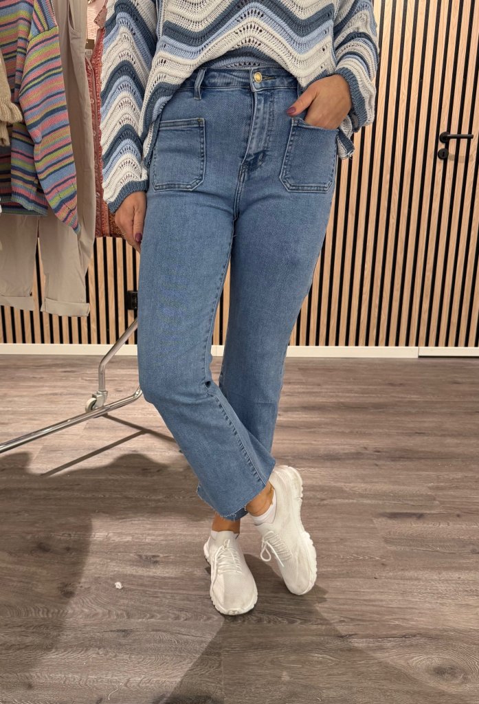 Sofia - Jeans - Fickor - Ljus denim