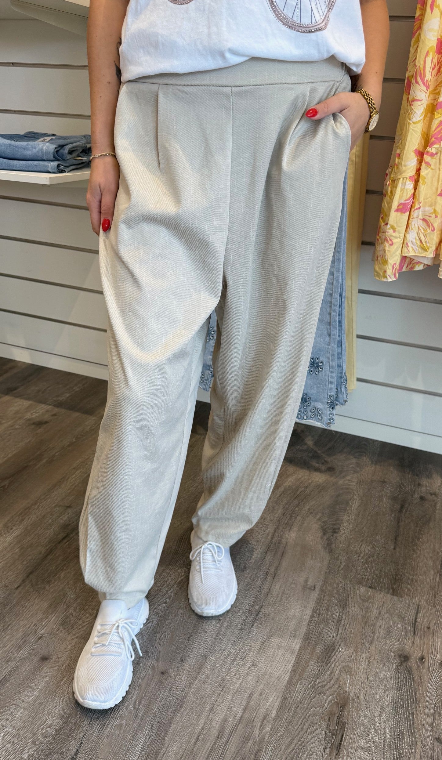 Joanna Ballongbyxa Beige