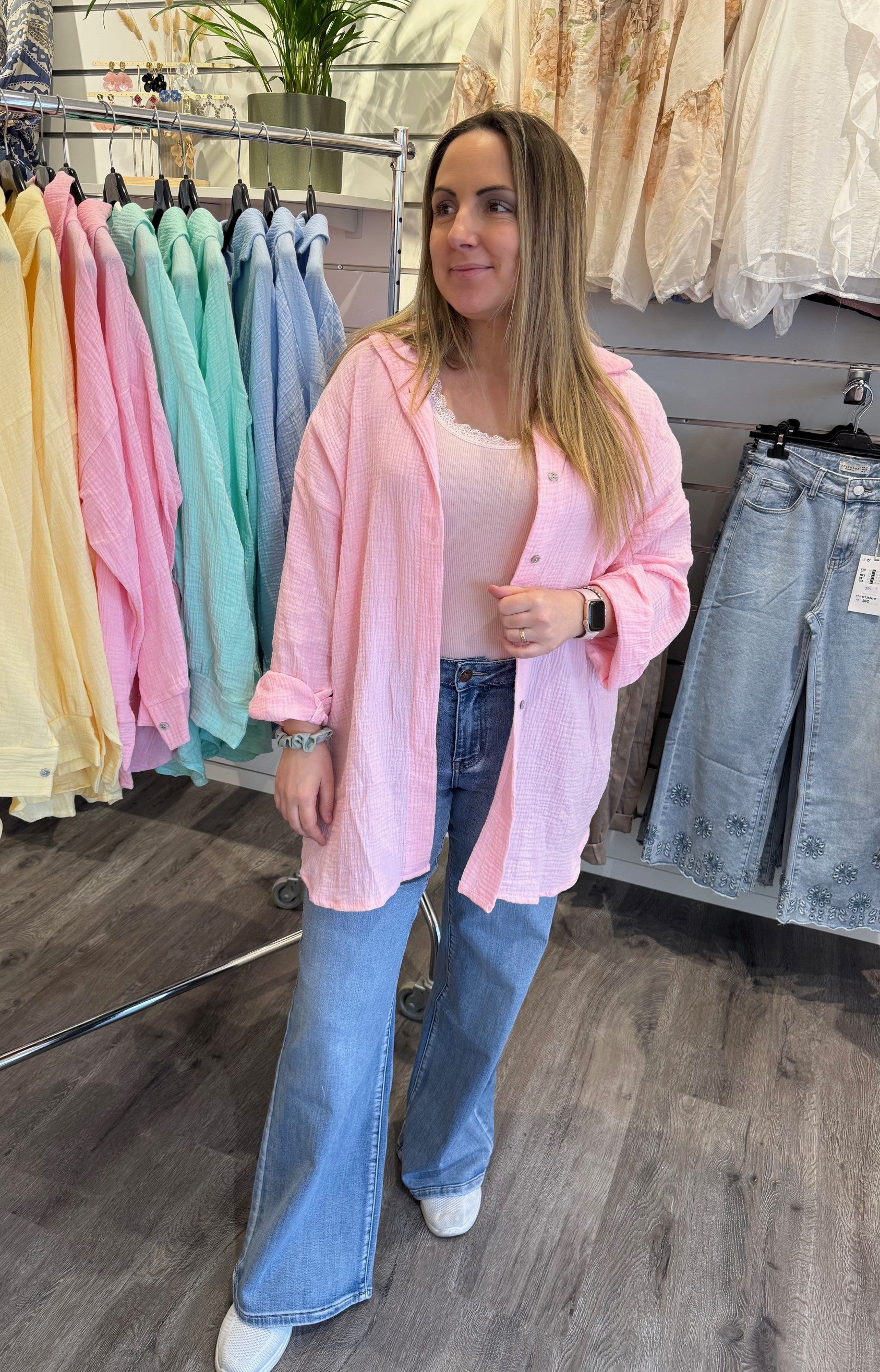 Jolie - Skjorta - Öga - Rosa