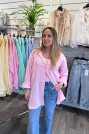 Jolie - Skjorta - Öga - Rosa