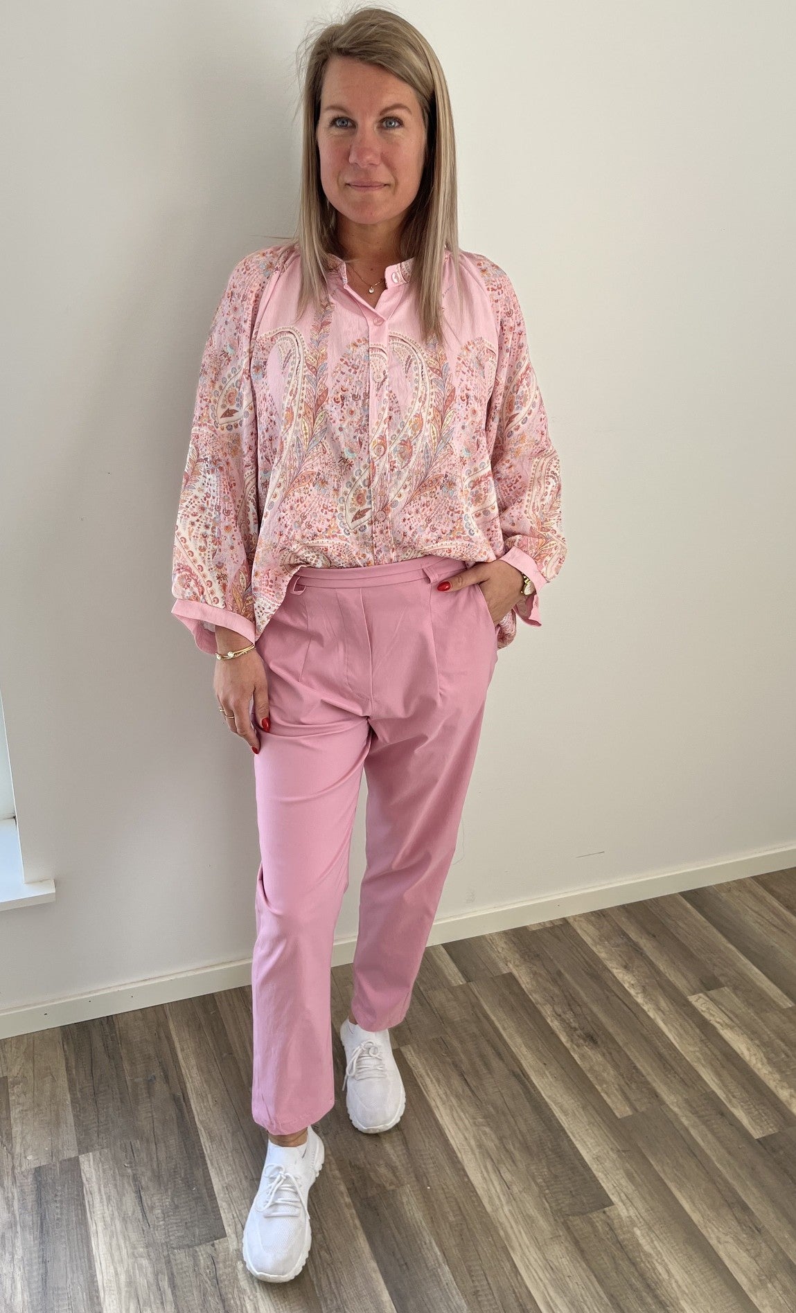 Jordan blus Paisley Rosa