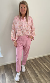 Jordan blus Paisley Rosa
