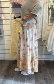 Josefina - Kjol - Mönster - Beige