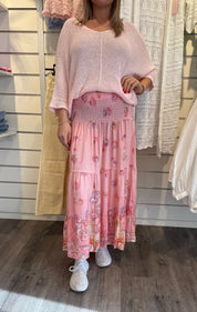 Josefina - Kjol - Mönster - Rosa