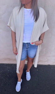 Julia- Cardigan - Beige-  Nyhet