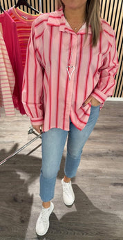 Kalia - Skjorta - Randig - Rosa