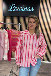 Kalia - Skjorta - Randig - Rosa