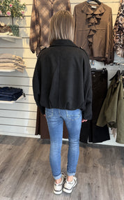 Kamelia Jacka moccaimmitation Svart