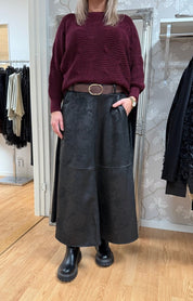 Katja - Skinnkjol - Svart - Nyhet