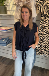 Kelly Topp med knyt Navy