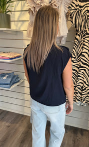 Kelly Topp med knyt Navy