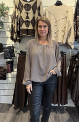 Kicki Blus Taupe