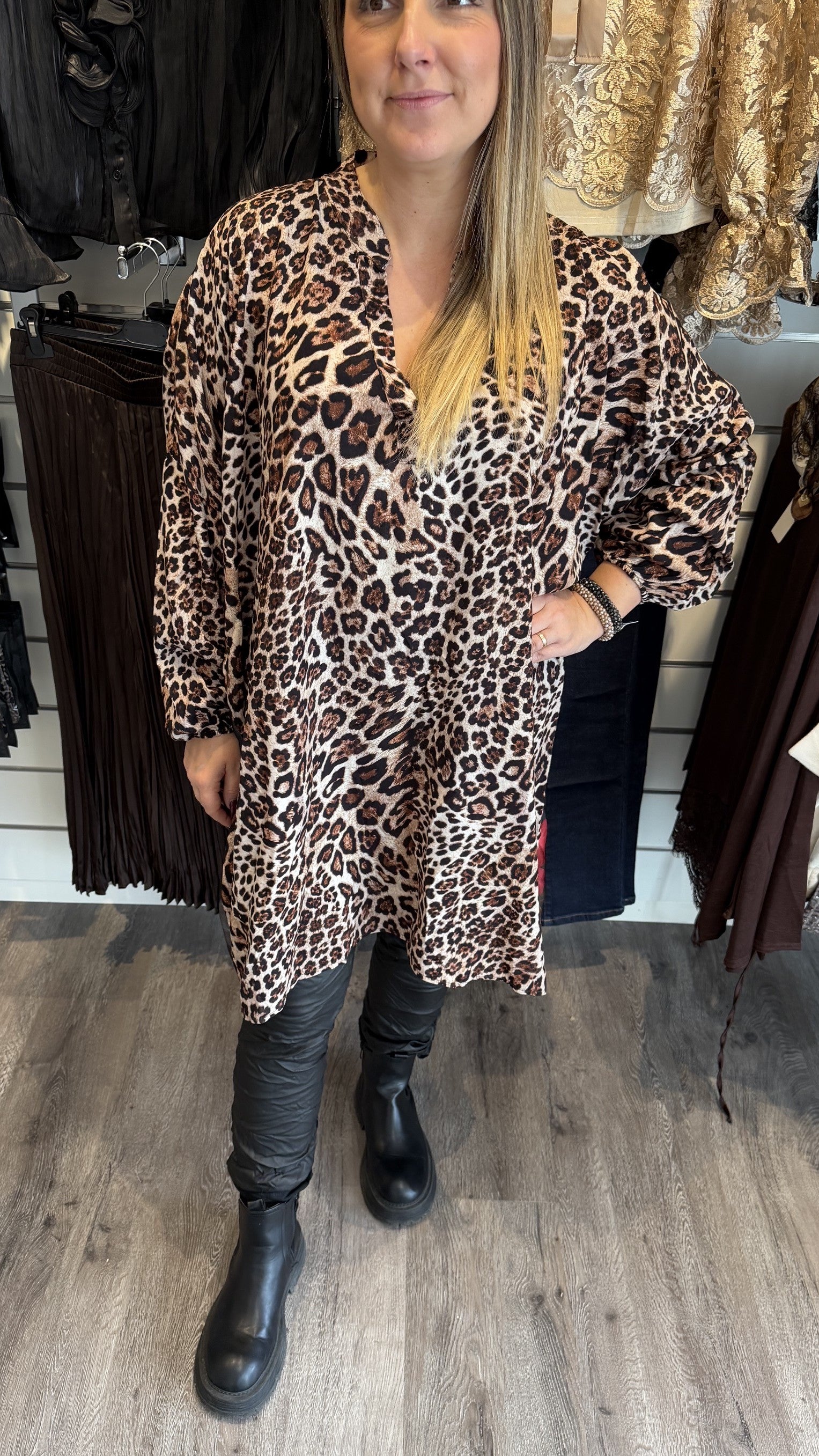 Hildur Tunika Leopard