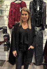 Simone Kavaj Strass Svart