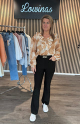 Minette- Mjuk Kostymbyxa - Svart