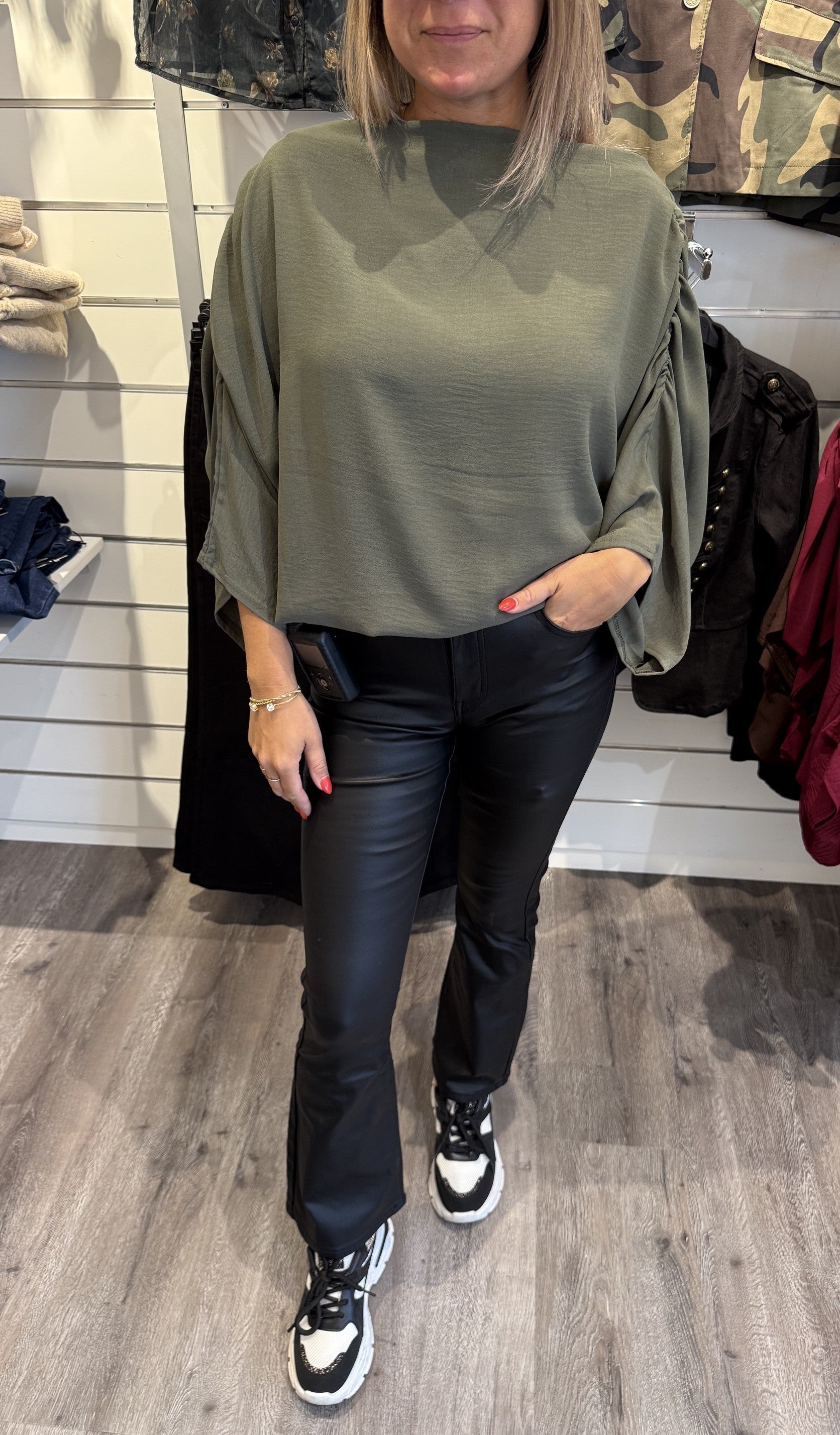 Kylie blus khaki