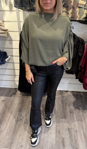 Kylie blus khaki