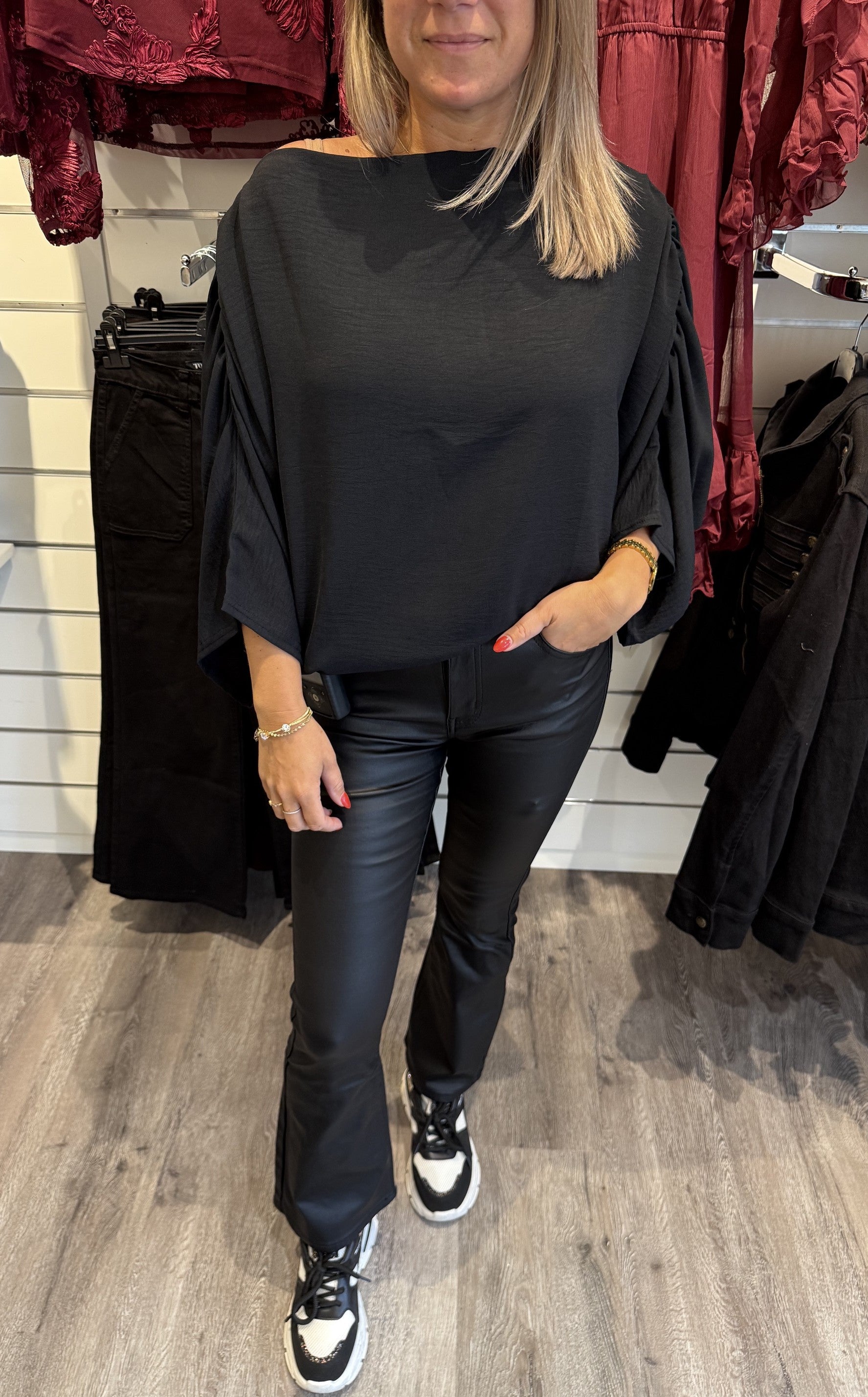Kylie blus svart